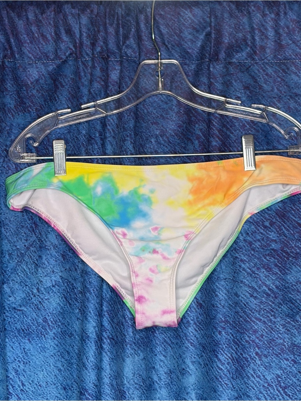 Tie-Dye Mix Bikini Bottoms - Pastel Rainbow